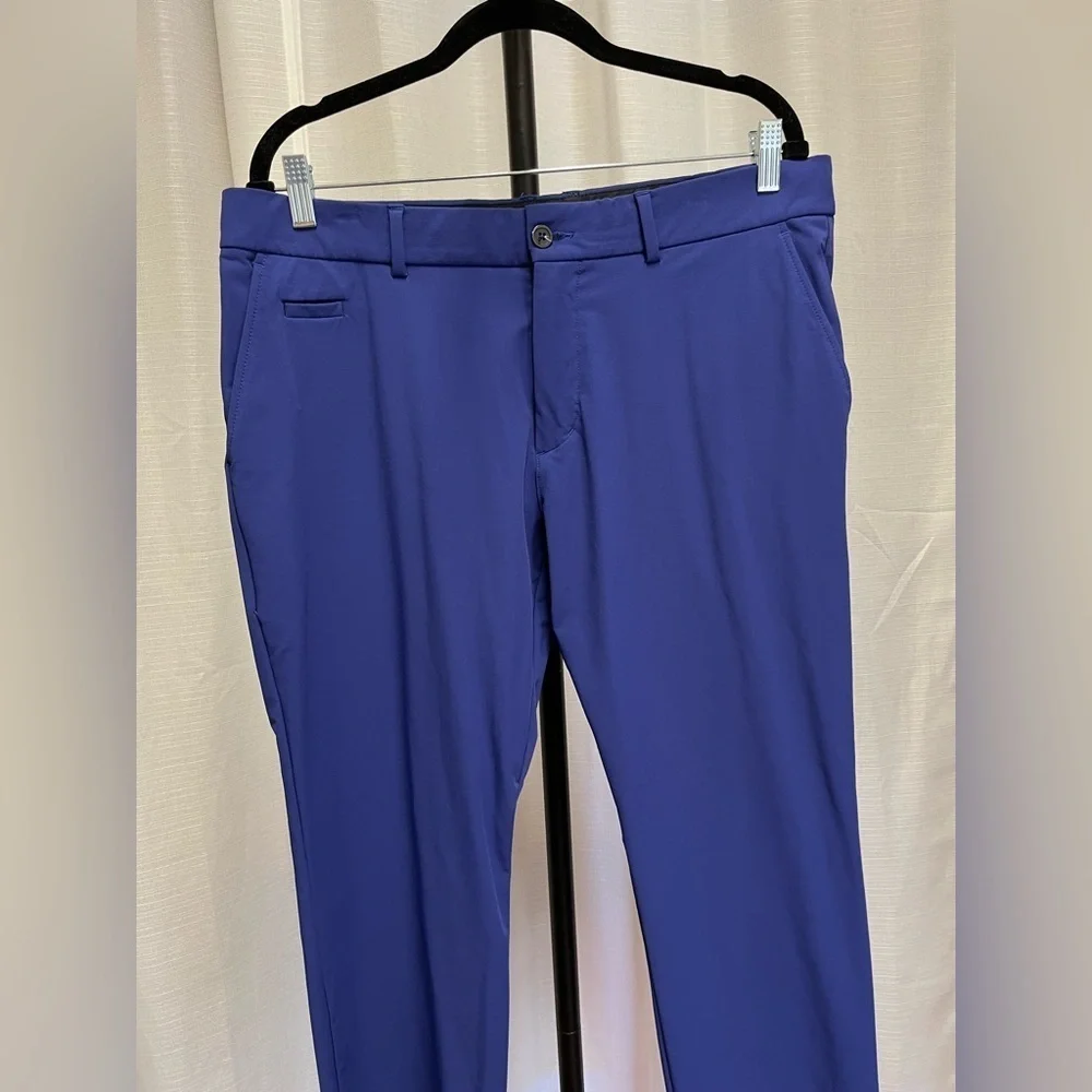 Kjus blue regular fit golf pants | size 36x32